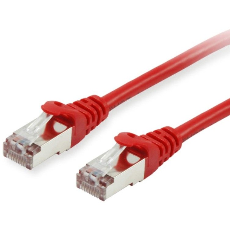 Equip Patchkabel Cat6A S/FTP 2xRJ45 7.50m rot LSZH Polybeutel