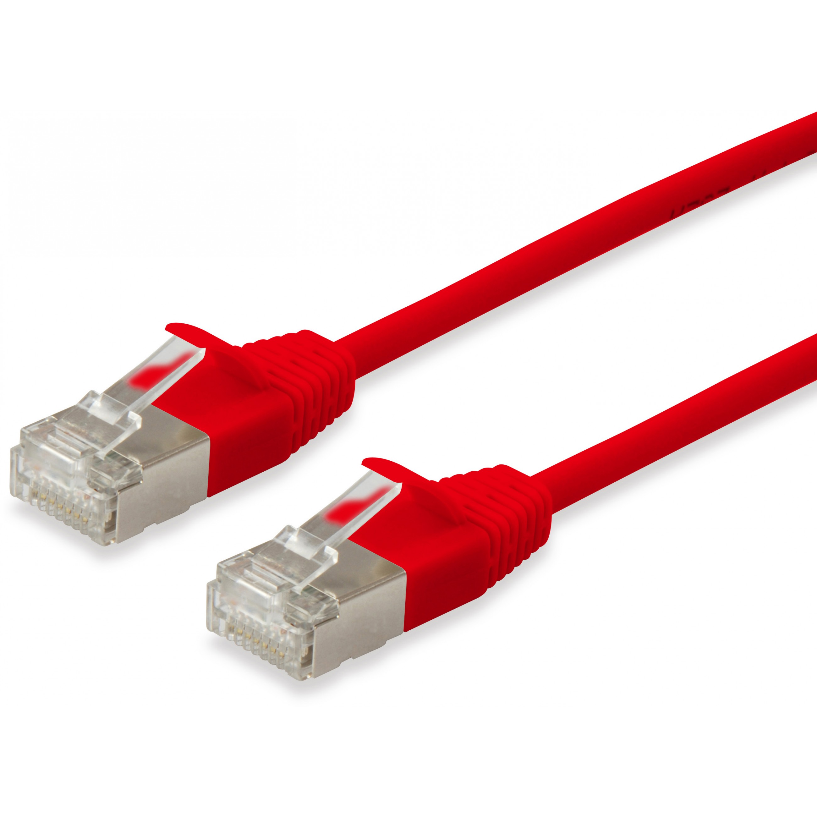 Equip Patchkabel Cat6A F/FTP 2xRJ45 0.50m rot Slim LSZH Polybeutel
