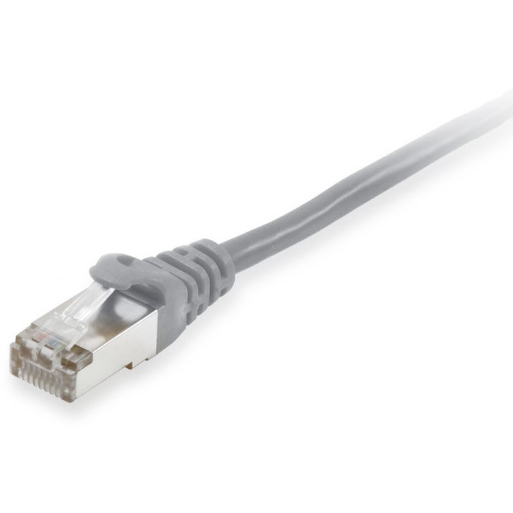 Equip Patchkabel Cat6A S/FTP 2xRJ45 10.00m grau LSZH Polybeutel