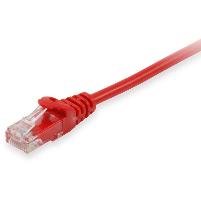Equip Patchkabel Cat6A U/UTP 2xRJ45 7.50m rot LSZH Polybeutel