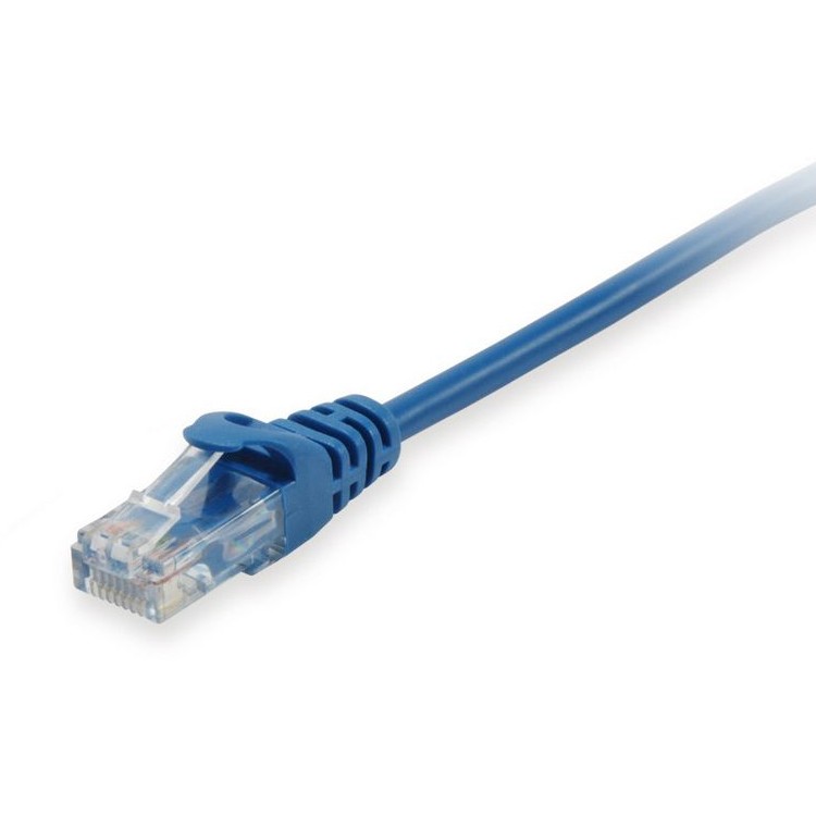 Equip Patchkabel Cat6A U/UTP 2xRJ45 7.50m blau LSZH Polybeutel