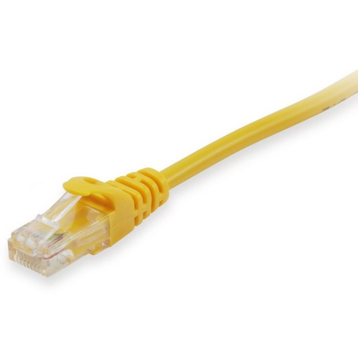 Equip Patchkabel Cat6A U/UTP 2xRJ45 20.00m gelb LSZH Polybeutel