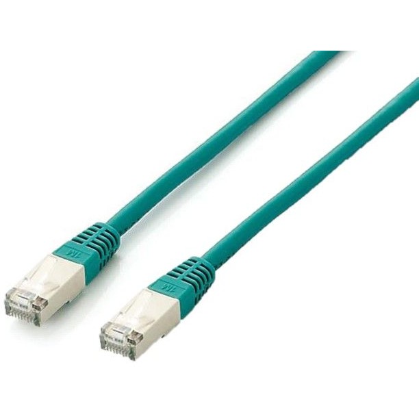 Equip Patchkabel Cat6A S/FTP 2xRJ45 15.00m grün Plat.LSZH Polybeutel