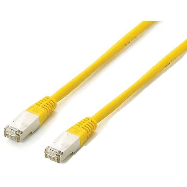 Equip Patchkabel Cat6A S/FTP 2xRJ45 3.00m gelb Plat.LSZH Polybeutel