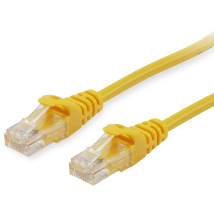 Equip Patchkabel Cat6A U/UTP 2xRJ45 0.15m gelb LSZH Polybeutel
