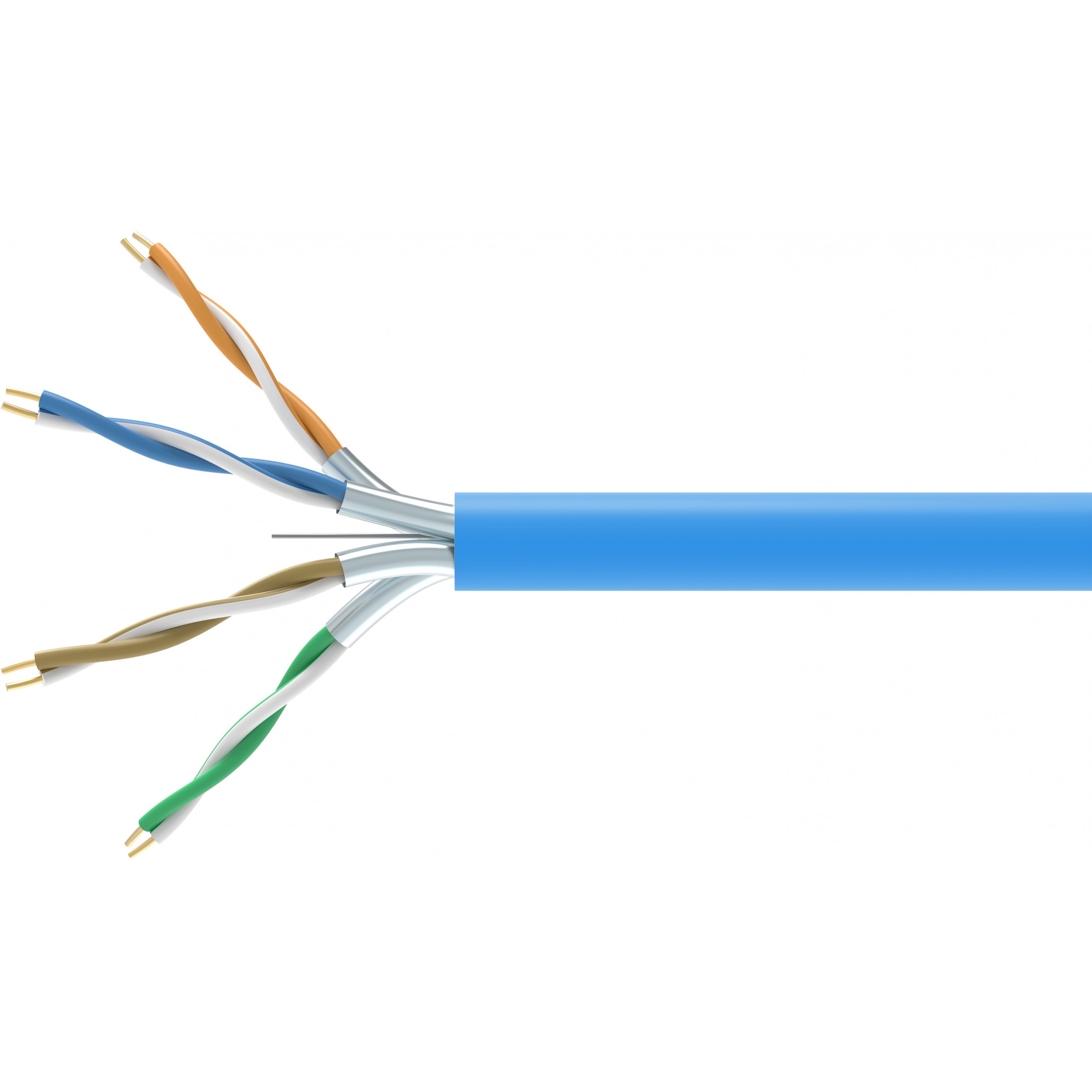 Equip Instal.Kab Cat6A U/FTP Eca 305.00m Blau LSZH