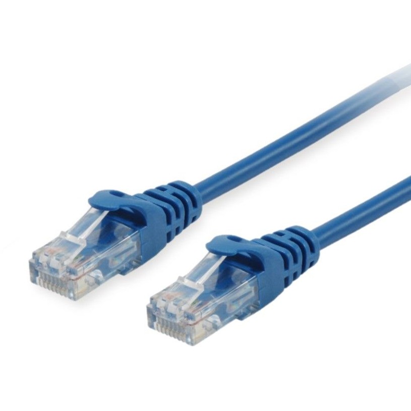 Equip Patchkabel Cat6 U/UTP 2xRJ45 0.50m blau Polybeutel