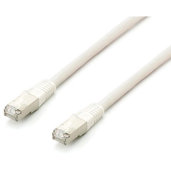 Equip Patchkabel Cat6A 10x/set S/FTP 2xRJ45 1.00m ws Plat.