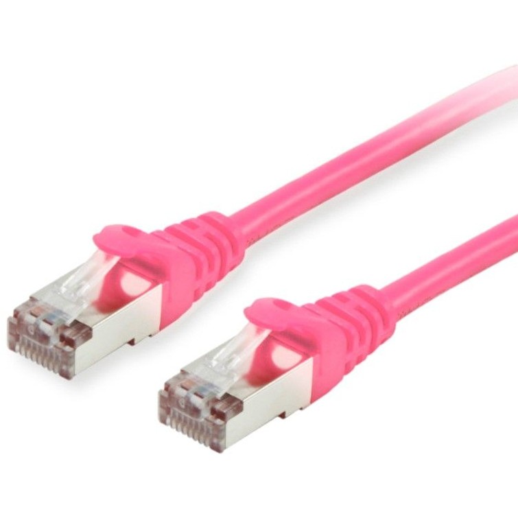 Equip Patchkabel Cat6 S/FTP 2xRJ45 30.00m pink LSZH Polybeutel