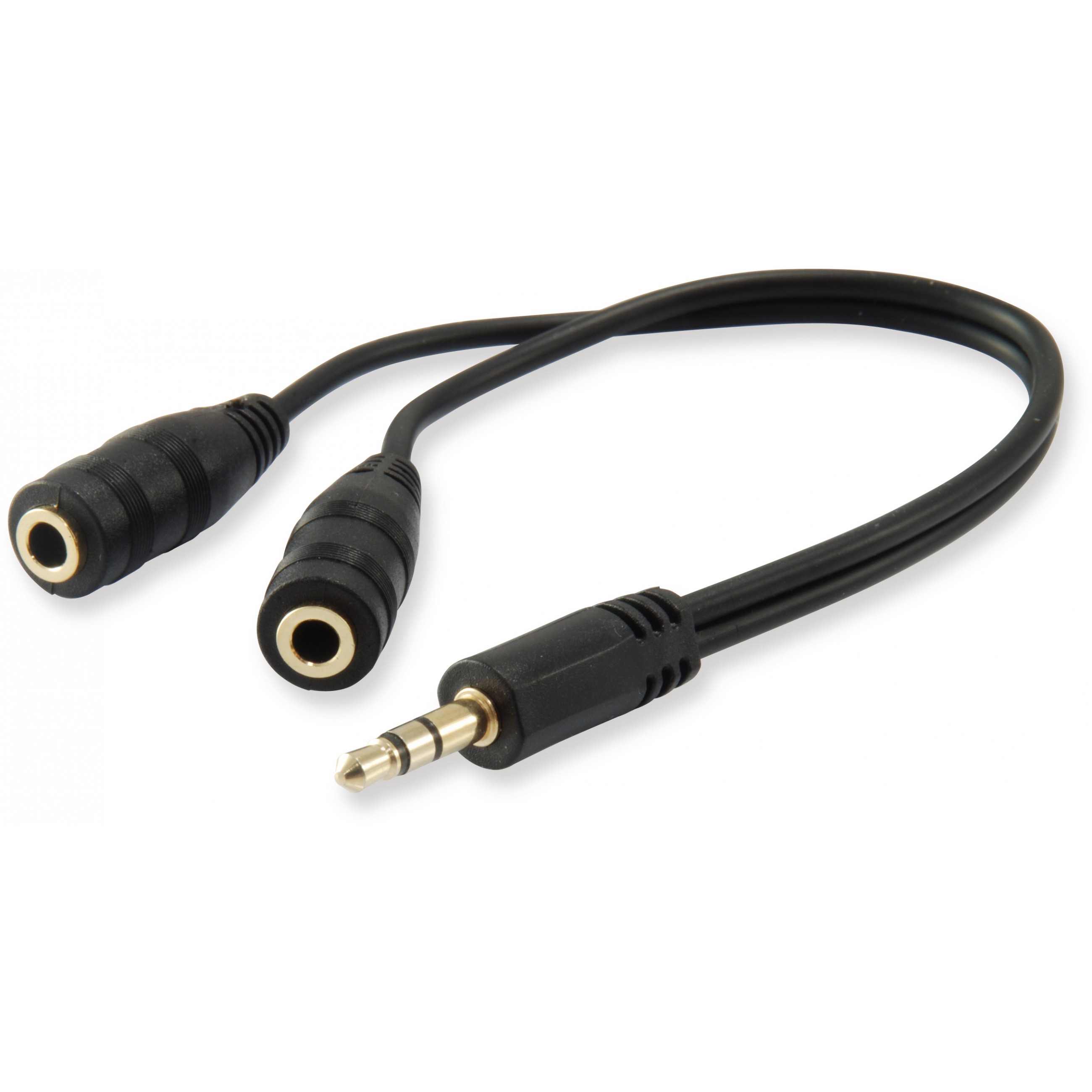 Equip Audiokabel Splitter 3.5mm 1x St/2x Bu