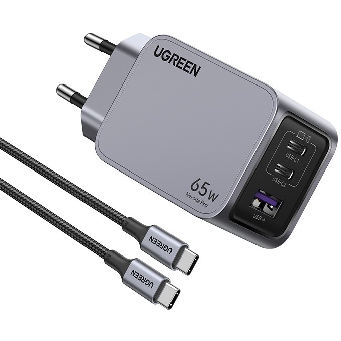 UGREEN Nexode Pro 65W GaN Charger with USB-C Cable