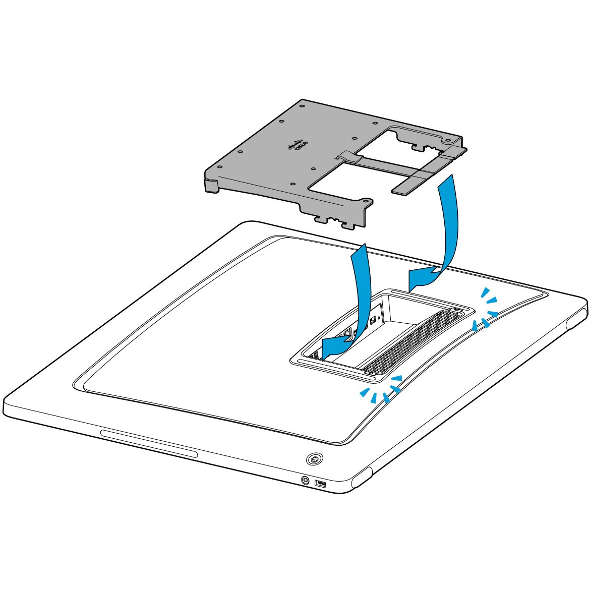 Cisco VESA ADAPTER AND WALL MOUNT KIT