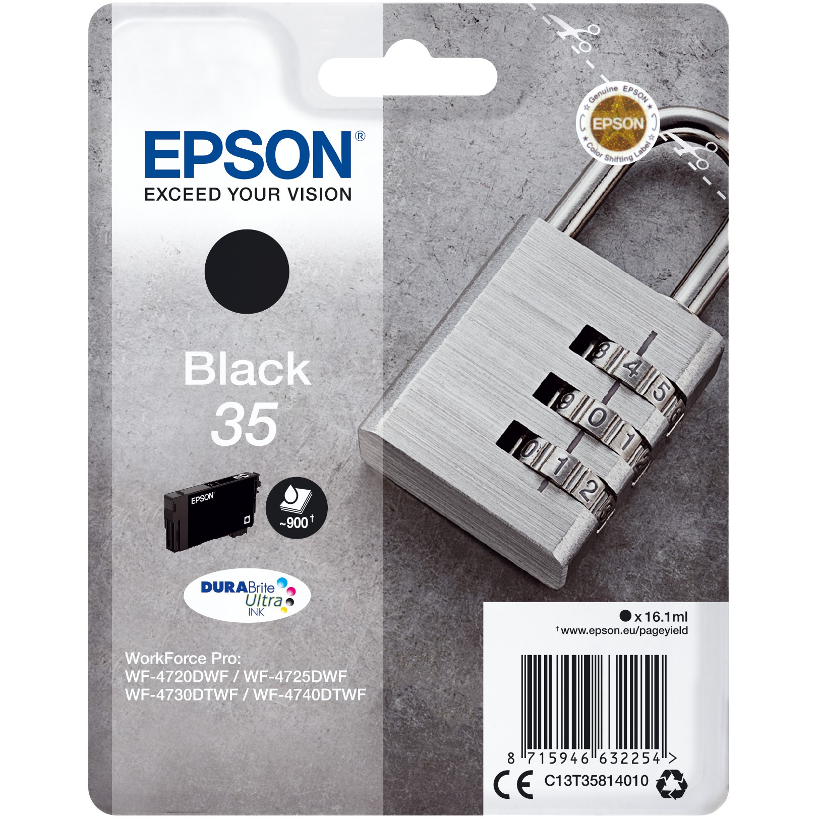 Epson Tinte 4LB 35 Ink Black 16.1ml