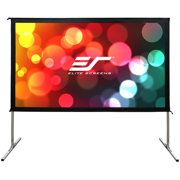 Elite Screens Outdoor 16:9 299*168cm Yard Master2 Dual silb.