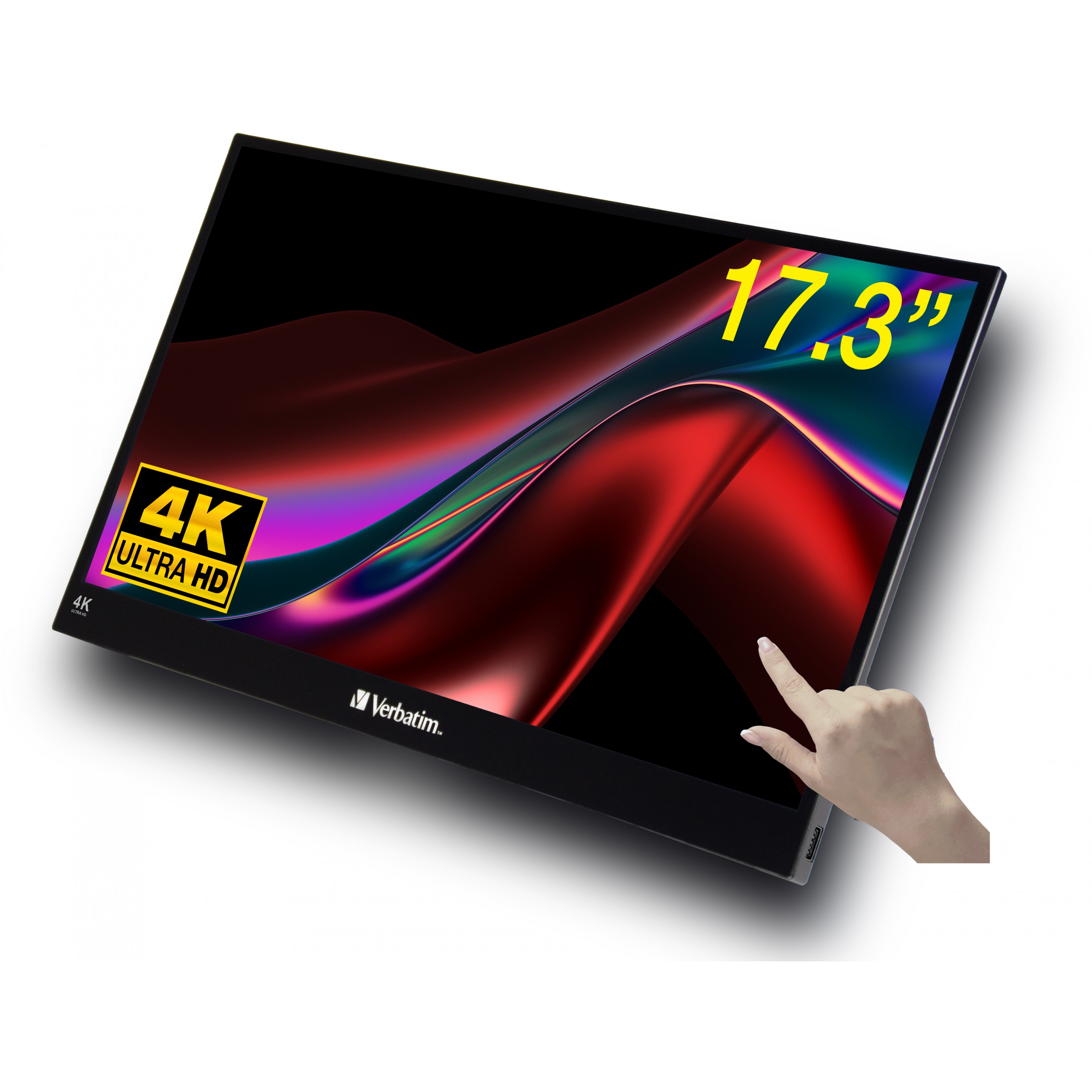 Verbatim PMT-17 4K Portable Touchscreen Monitor 17.3