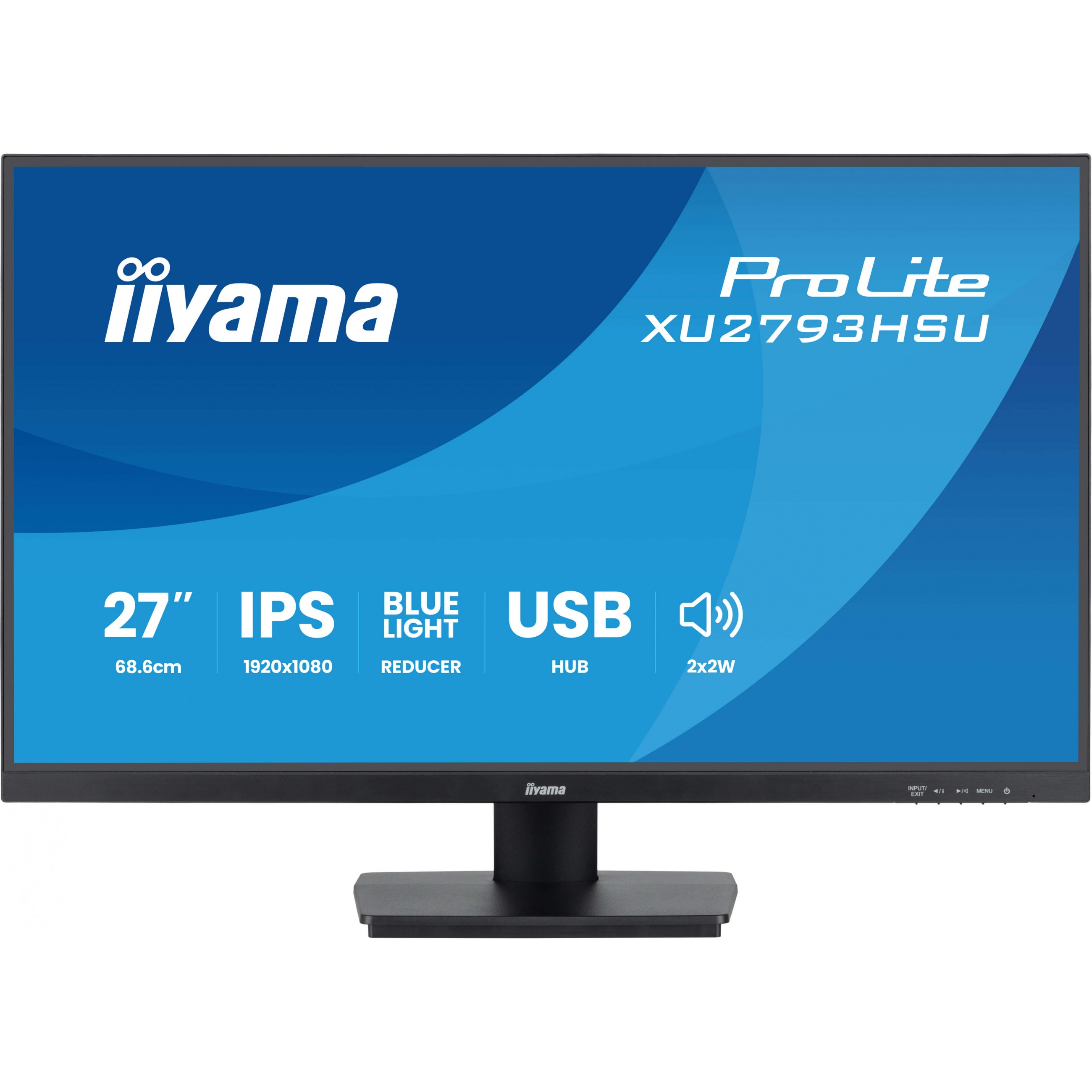 TFT 27.0/68.6cm iiyama ProLite XU2793HSU *schwarz* 16:9