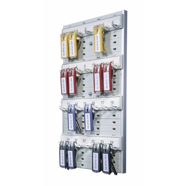 DURABLE Schlüsselbrett Key Board 24 für 24 Schlüssel grau