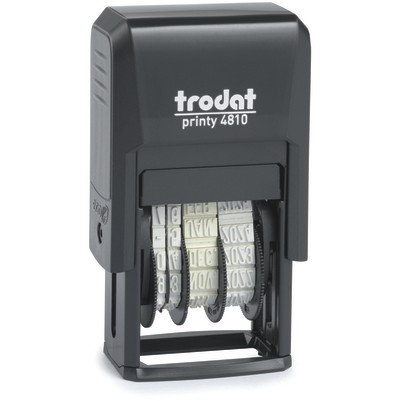 trodat Datumstempel Printy NL schw + Kissen schw 4810