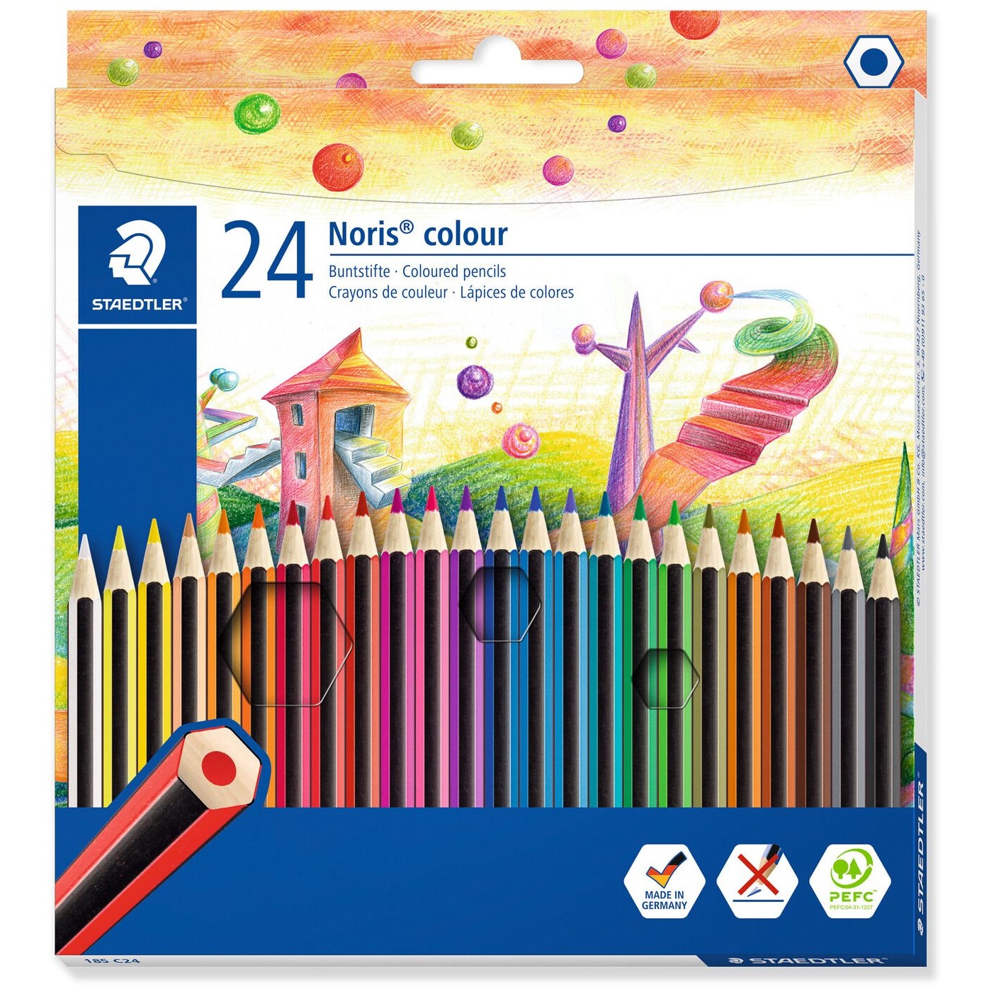STAEDTLER Buntstift Noris colour 24er Set im Kartonetui retail