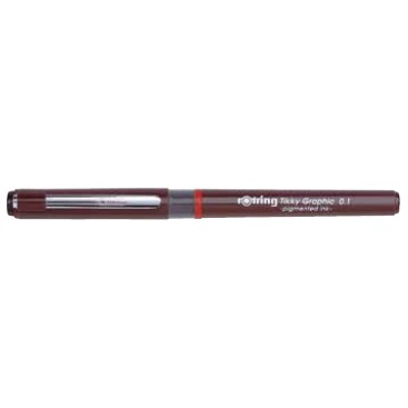 ROTRING Feinfaserschreiber Tikky Graphic 0.5mm Schwarz 1 Stk