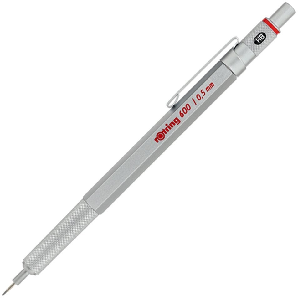 ROTRING Feinminenstift 600 silber 0.5mm Geschenkbox