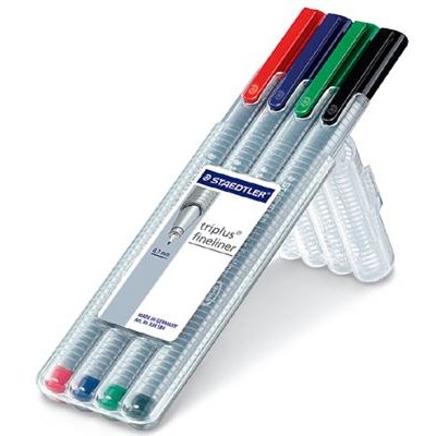 STAEDTLER Fineliner triplus 0.3mm 4ST Box