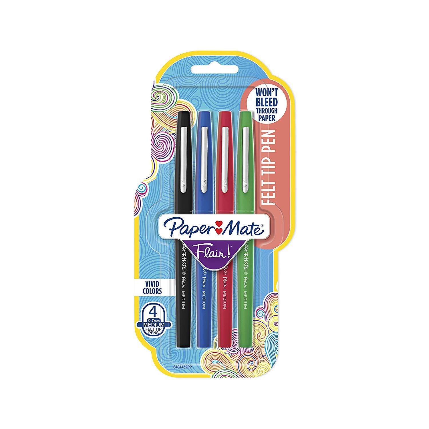 PAPER MATE Faserschreiber Flair 4er Strd Farben M 0.7 mm Blister