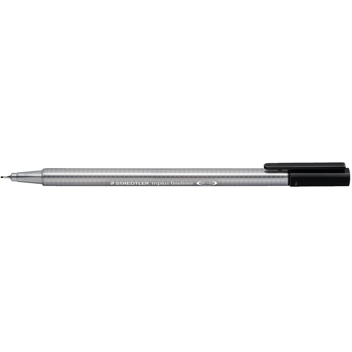 STAEDTLER Fineliner triplus schwarz 4er-Set retail