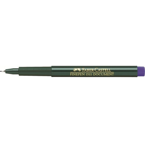 FABER-CASTELL Faserschr. Finepen 1511 0.4 mm blau 10Stk.