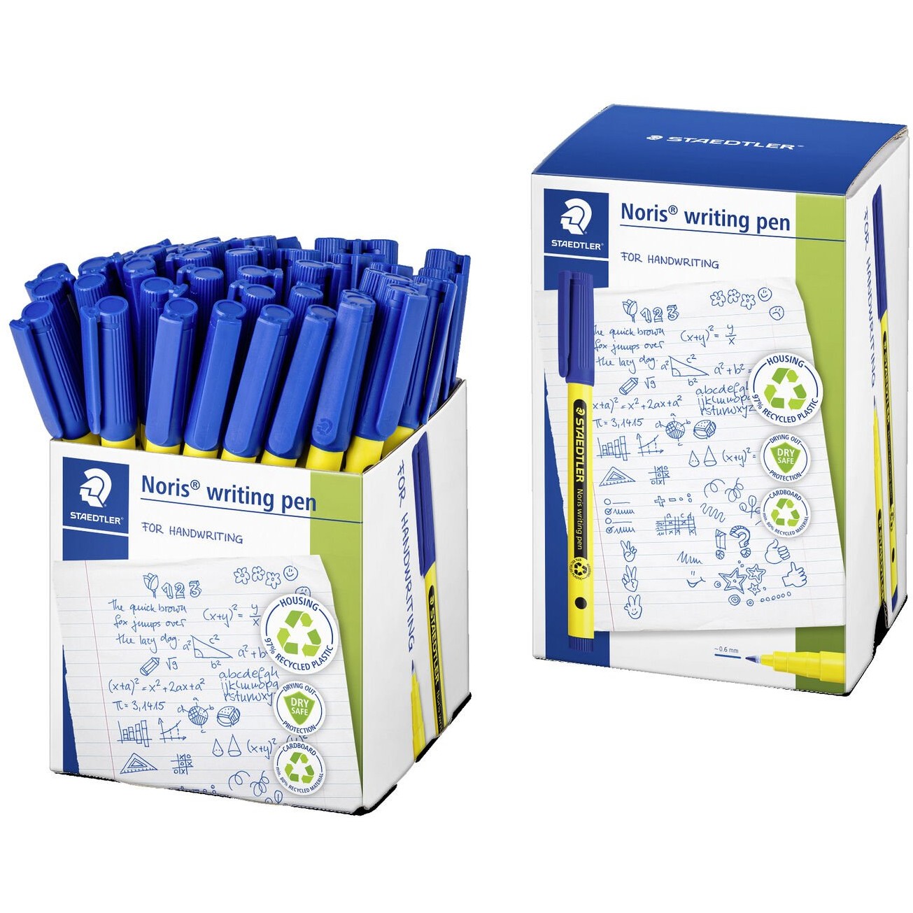 STAEDTLER Fineliner Noris writing pen blau 0.6mm