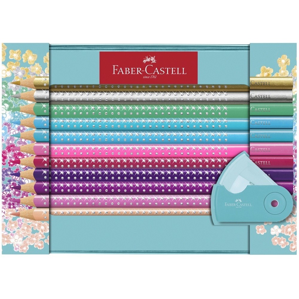 FABER-CASTELL Buntstifte Sparkle Geschenkset
