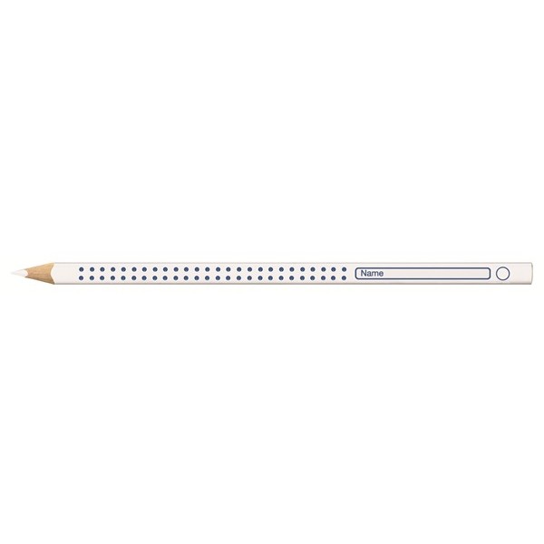 FABER-CASTELL Buntstift Grip Heft + Tafel weiß 12Stk.