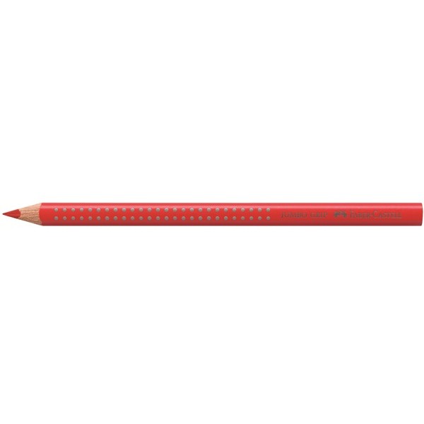 FABER-CASTELL Buntstift Jumbo Grip Erdbeerrot 12er