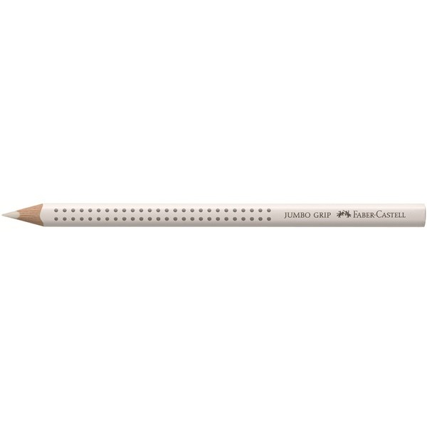 FABER-CASTELL Buntstift Jumbo Grip Weiß 12er