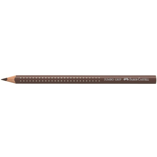 FABER-CASTELL Buntstift Jumbo Grip Schokobraun 12er