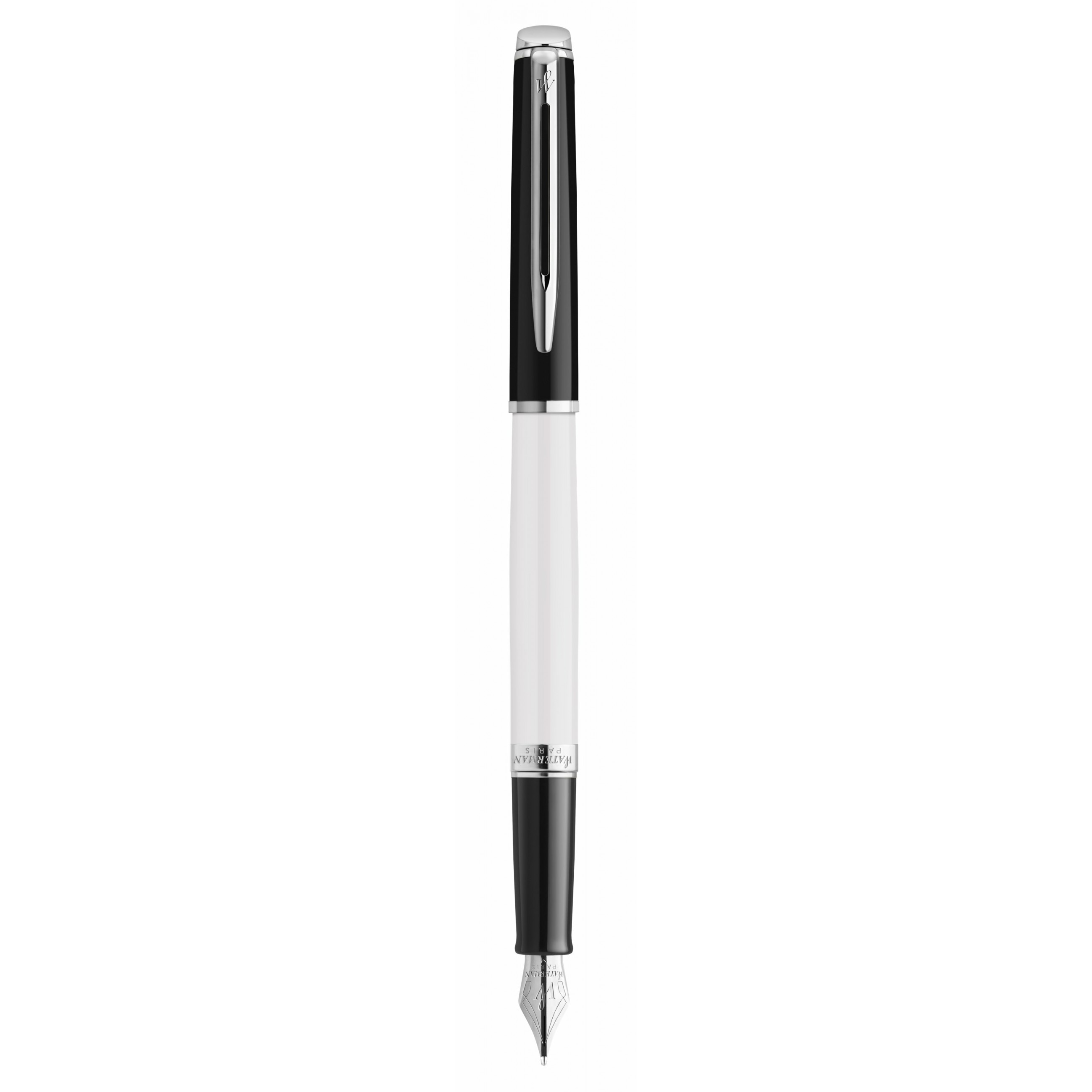 WATERMAN Füllfederhalter Hémisphère Blocking BW C.C.Blau F Geschenkbox