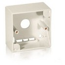 Equip Aufputz-Halterung für Frontplatten RAL 1013 Perlweiß