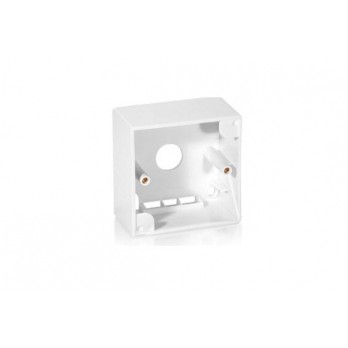 Equip Aufputz-Halterung für Frontplatten RAL 9010 Reinweiß