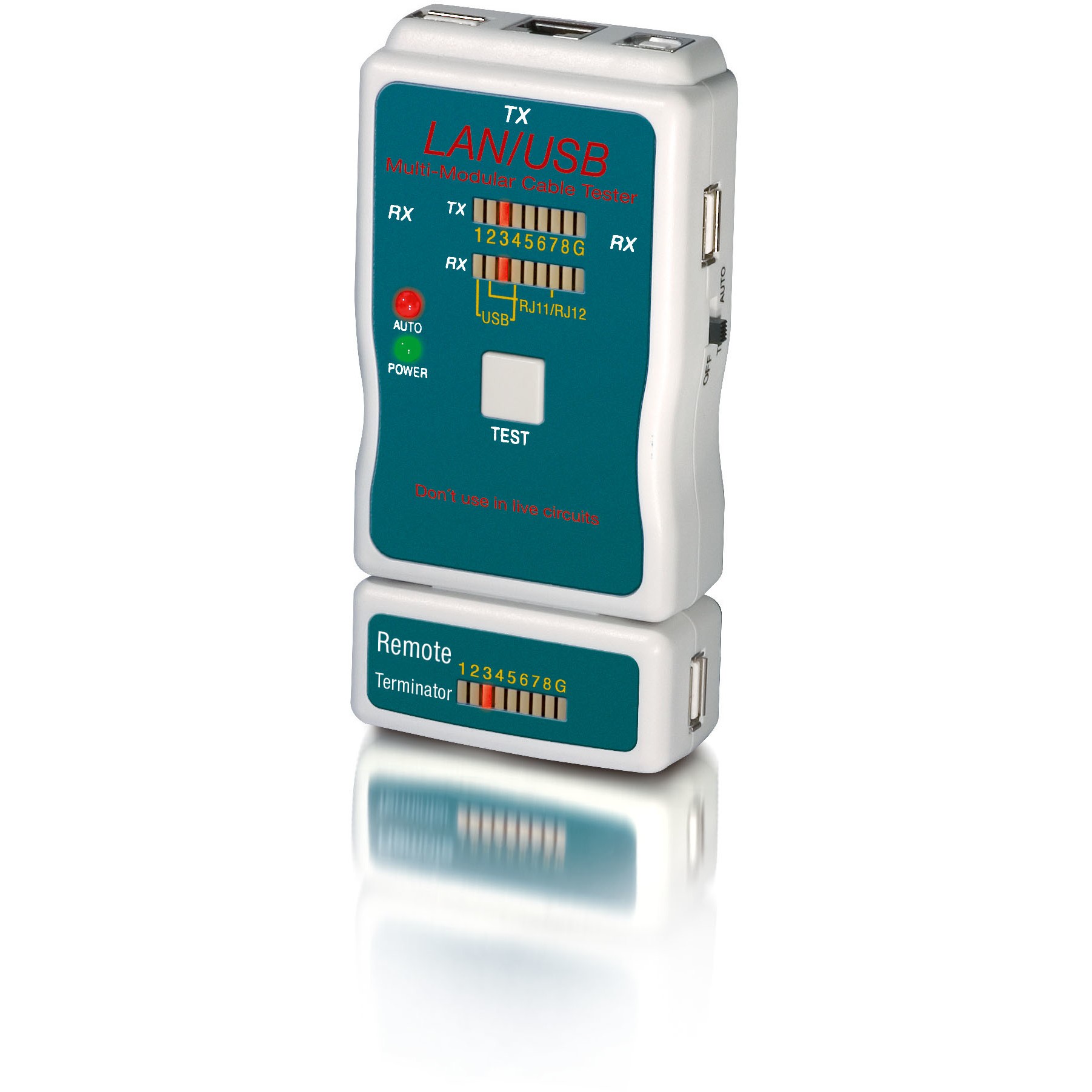 Equip Kabeltester LAN&USB f. UTP/STP