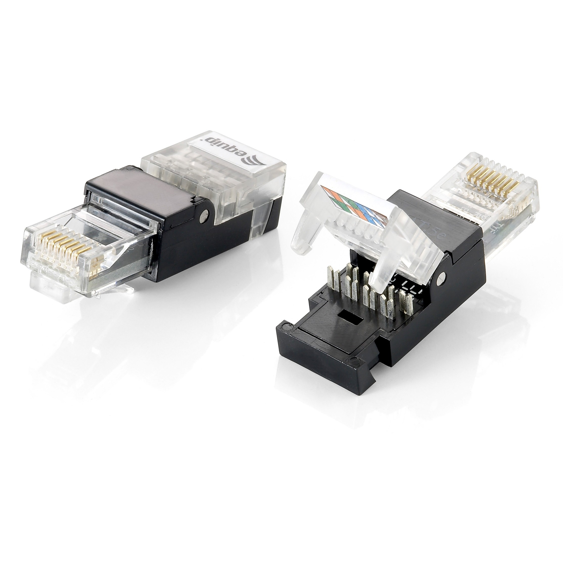 Equip Steckverbinder RJ45 Cat6 2Stk ungeschirmt werkz Polybeutel