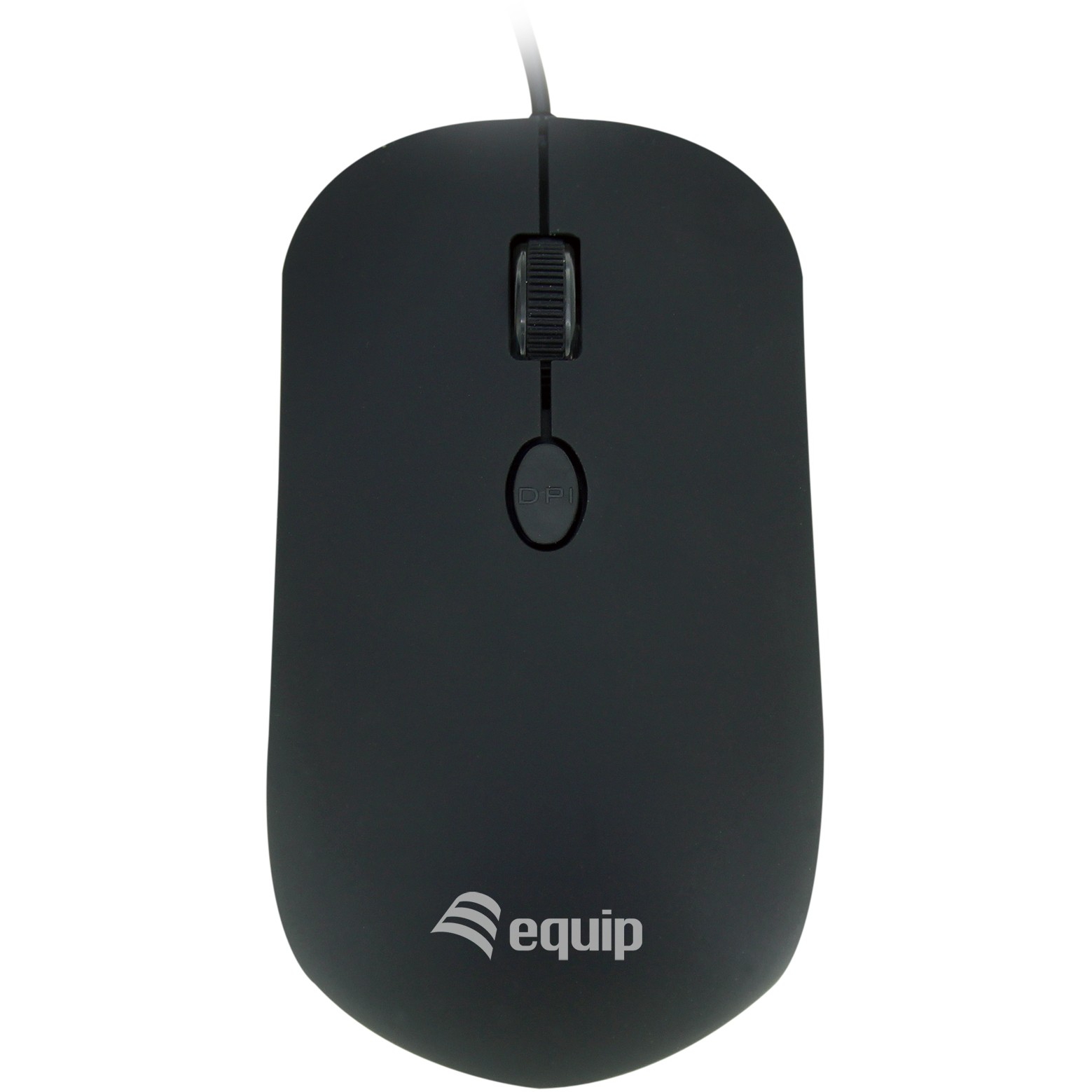 Equip Optische Maus USB Komfort Rechts-Linkshänder 1.8m sw