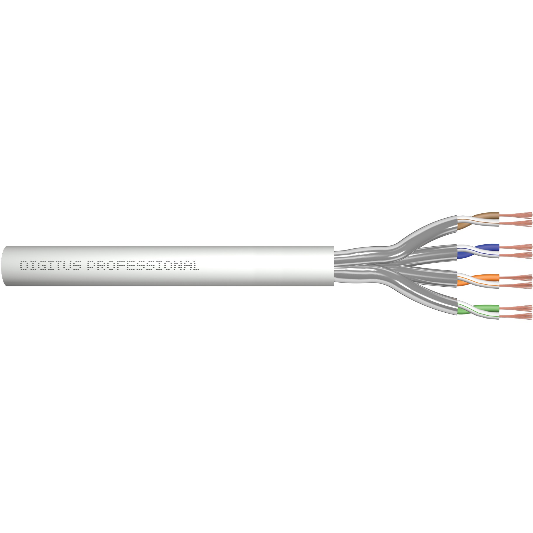 DIGITUS CAT 6A U/FTP Twisted Pair Roh-Patchkabel, 305m,grau