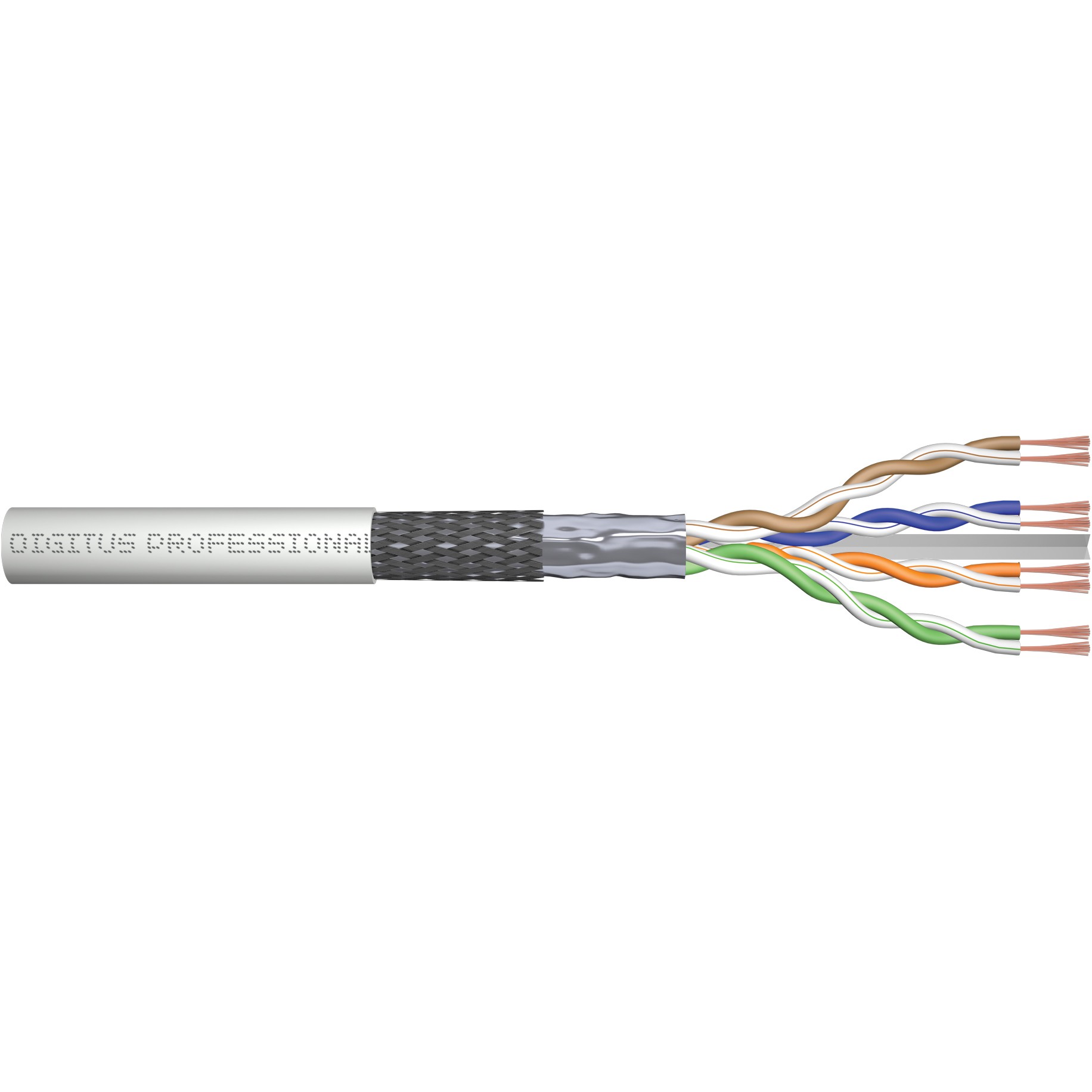 DIGITUS CAT 6 SF/UTP Twisted Pair Roh-Patchkabel. 305m.grau
