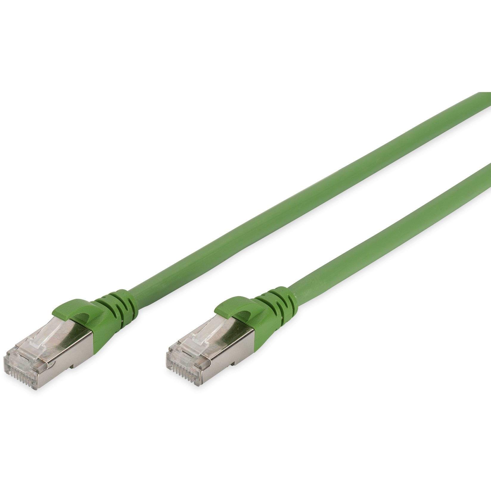 DIGITUS CAT 6A S/FTP Patchkabel. PUR (TPU). 25m. grün