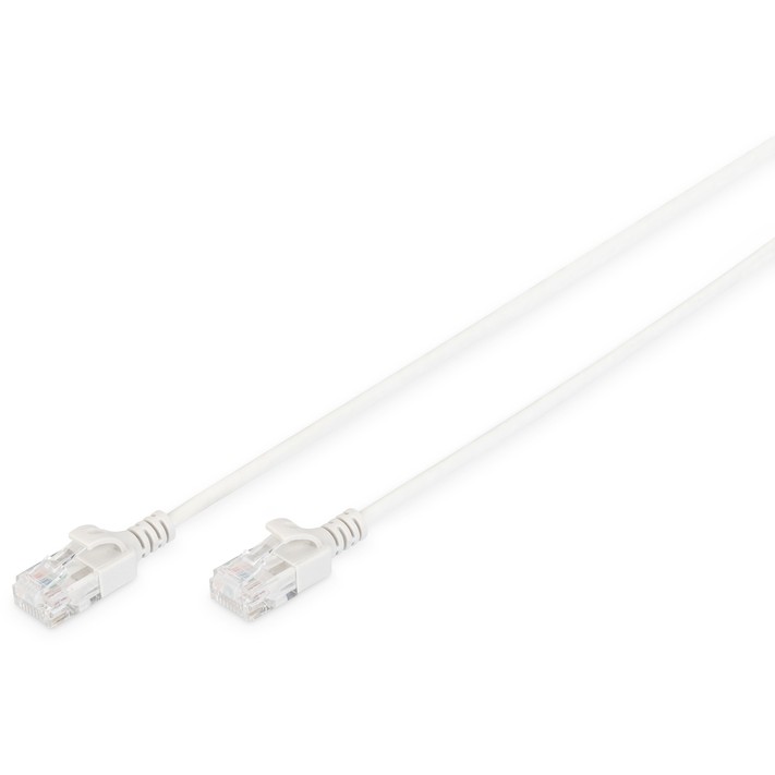 DIGITUS CAT 6 U/UTP Slim Patchkabel. 3m. grau