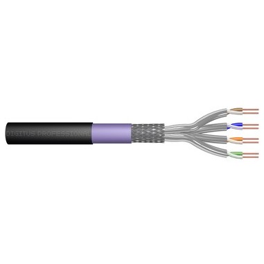 DIGITUS CAT.7 S/FTP Erdverlegekabel. simplex. PE.500m.grau
