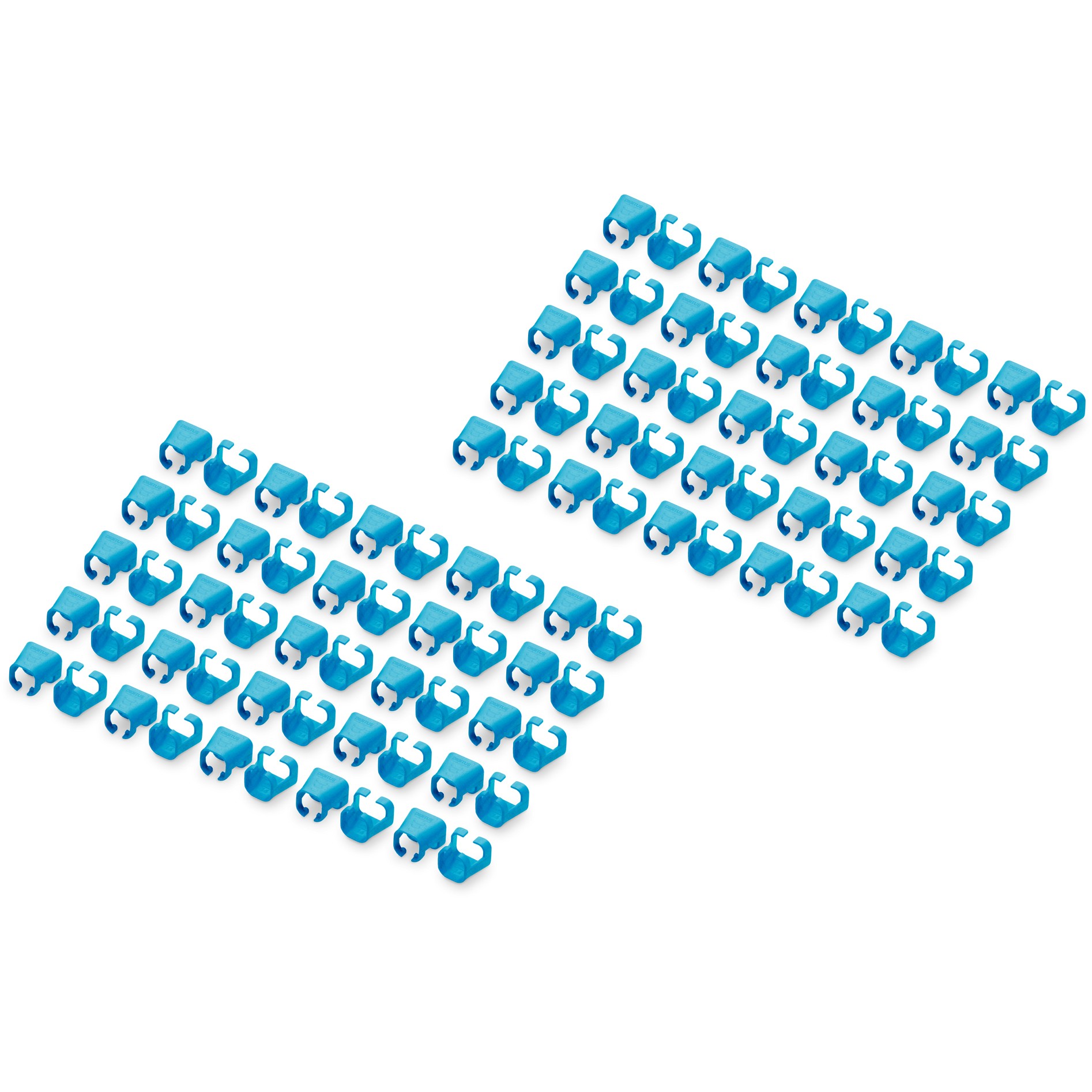DIGITUS Farbclips für Patchkabel RJ45 100 Stück blau