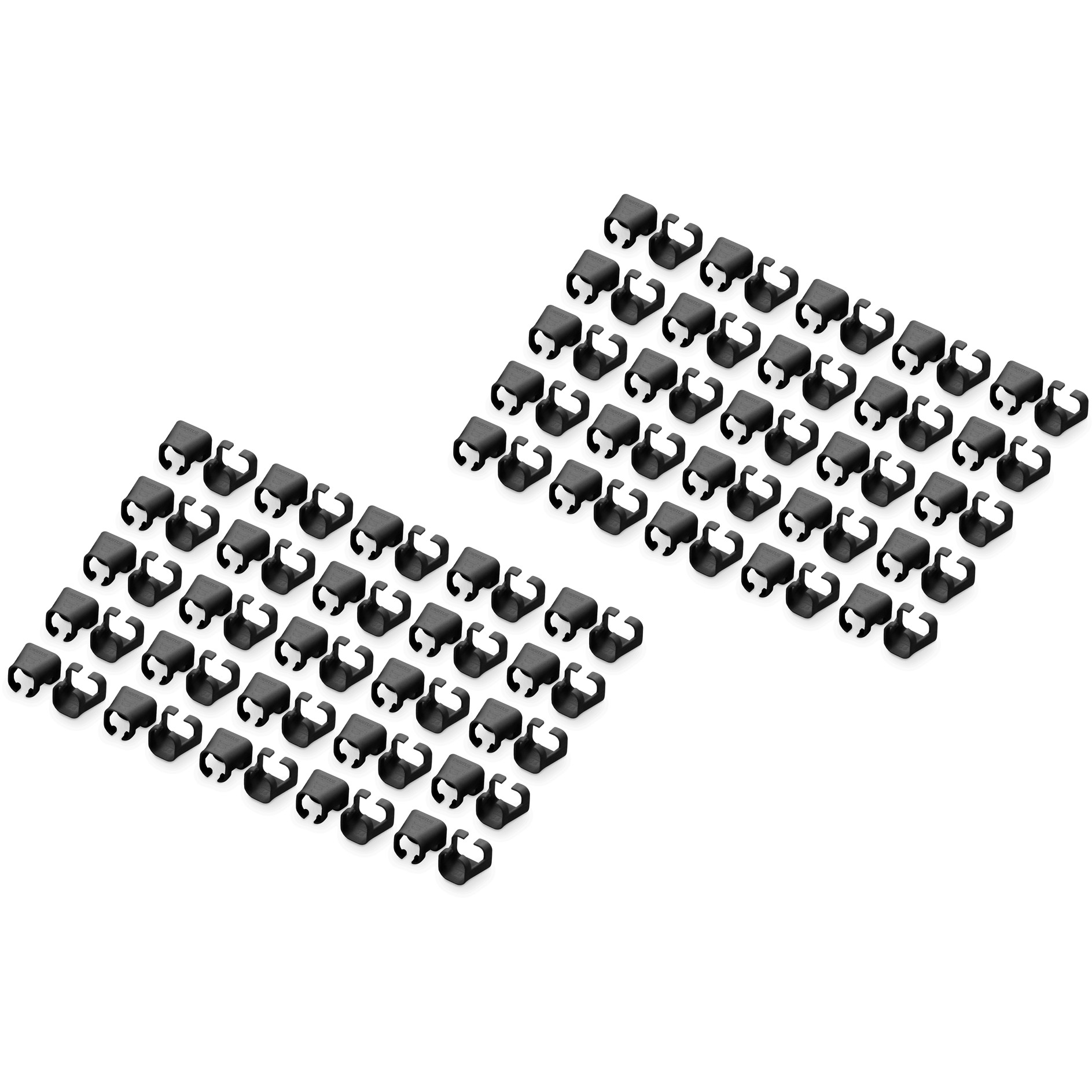 DIGITUS Farbclips für Patchkabel RJ45 100 Stück schwarz
