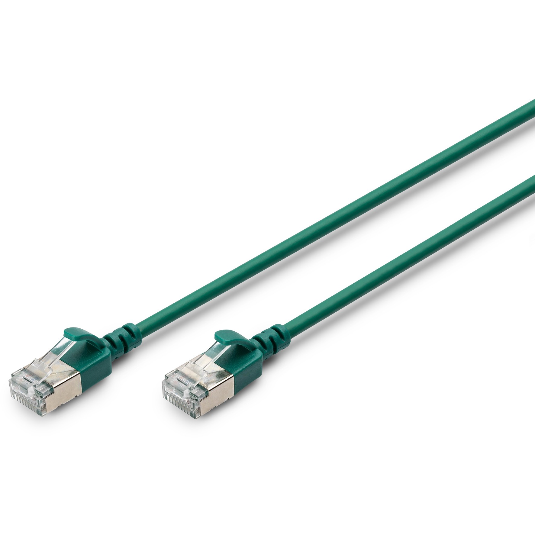 DIGITUS Patchkabel CAT 6A F/FTP Slim 2.00m grün
