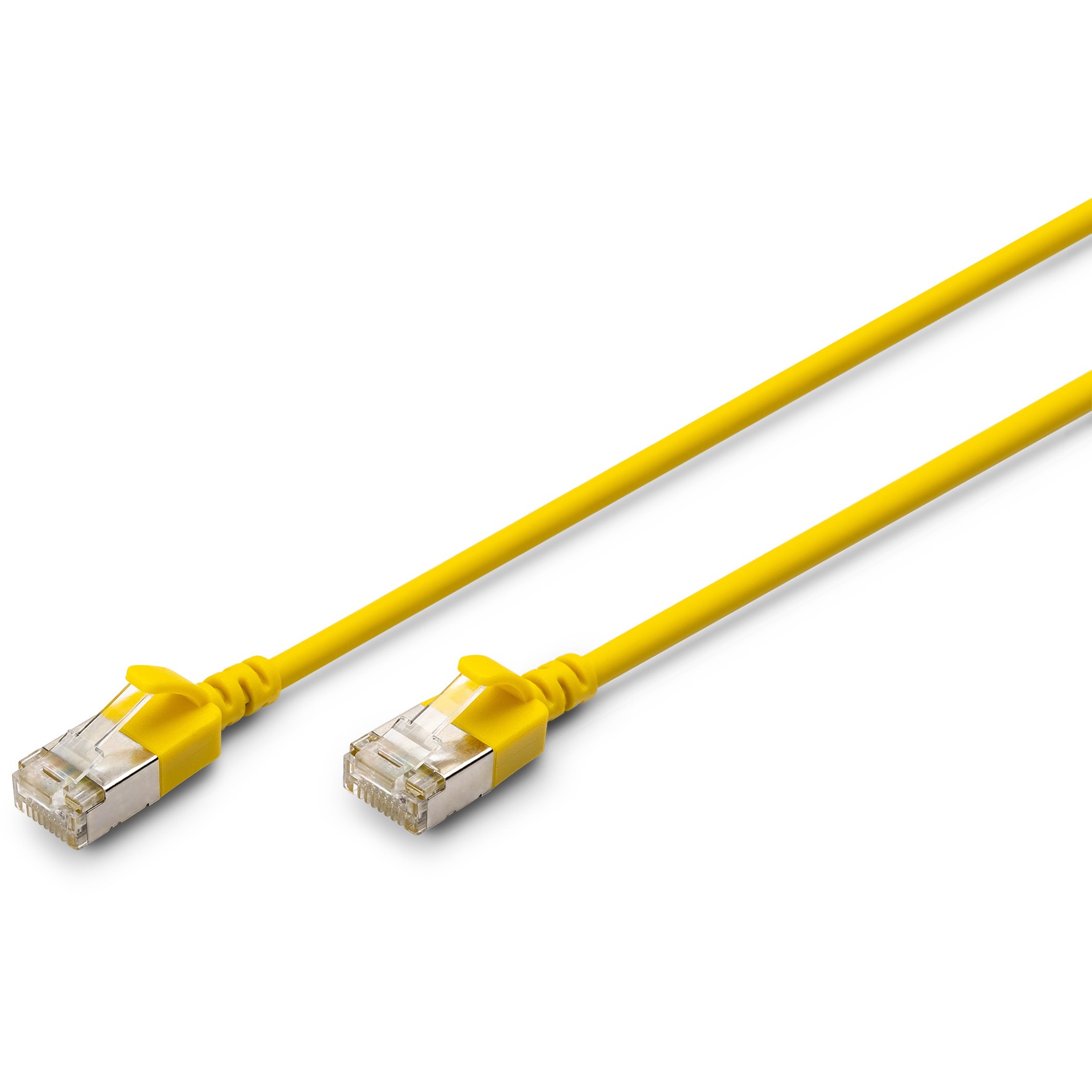 DIGITUS Patchkabel CAT 6A F/FTP Slim 1.50m gelb